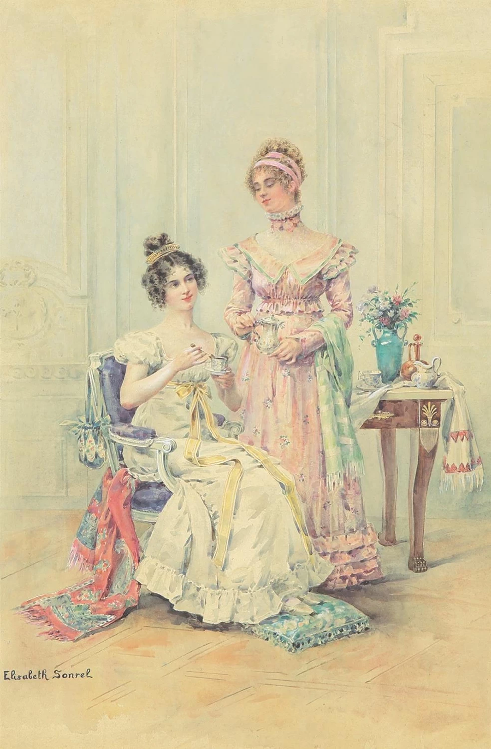 Elisabeth Sonrel - Signore che prendono il thè